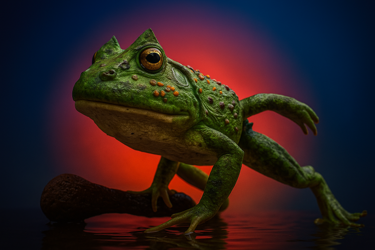 3D render of Wilabog, a swamp-dwelling creature from the Kimel Drago universe.